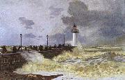 Claude Monet La Jettee Du Havre oil painting reproduction